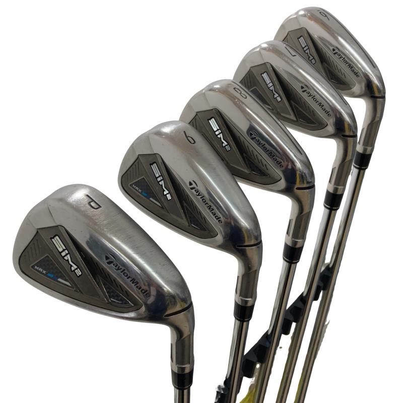 【中古】 仕立て屋御手伝いさん SIM2 MAX  5S アイアン仕掛ける IR KBS MAX MT85 JP (フレックスS) メンズ 成人男性用 右利き 右用 C序列付ける ゴルフ野球クラブ