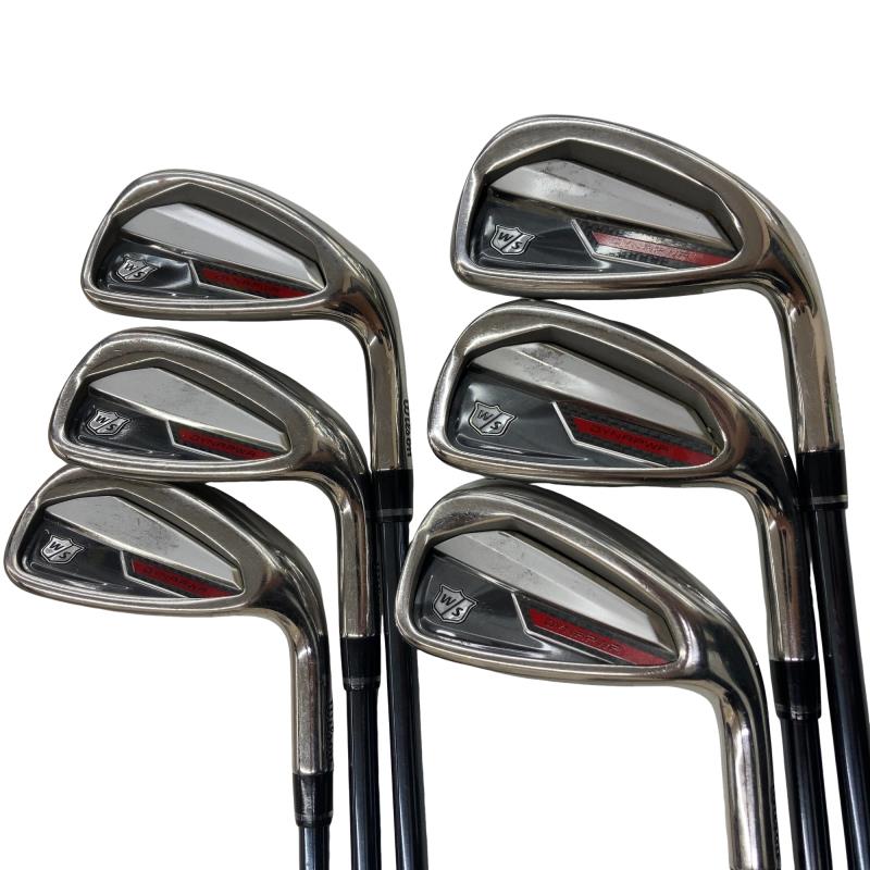 【中古】 ウィルソン Wilson Staff DYNAPWR 6S アイアンセット IR recoil DART 65 (フレックスR) メンズ 男性用 右利き 右用 Cランク ゴルフクラブ