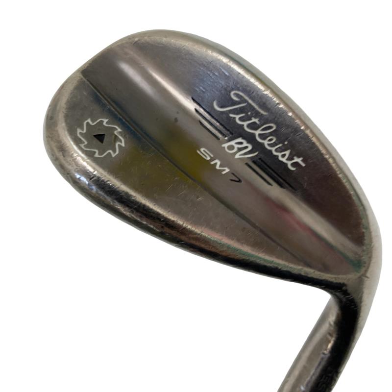 【中古】 タイトリスト VOKEY SPIN MILLED SM7 ブラッシュドスチール 58°/14°K ウェッジ WG Dynamic Gold (フレックスS) メンズ 男性用 右利き 右用 Dランク ゴルフクラブ