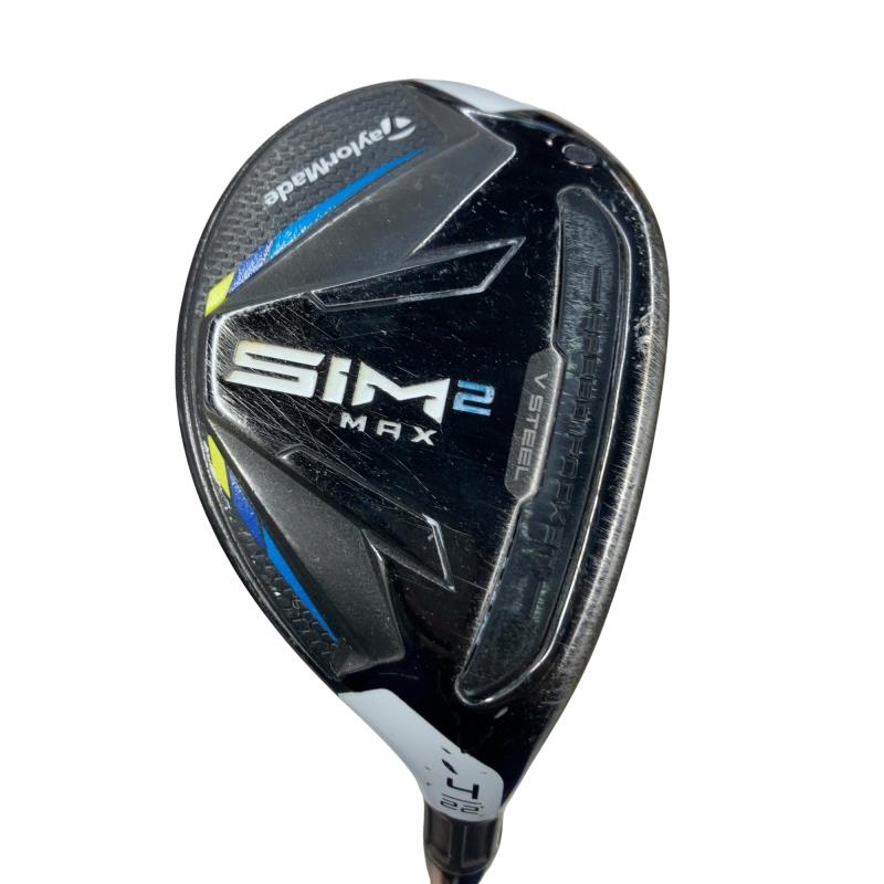 【中古】 テーラーメイド SIM2 MAX U4 ユーティリティ UT リシャフト (フレックスその他) メンズ 男性用 右利き 右用 Dランク ゴルフクラブ