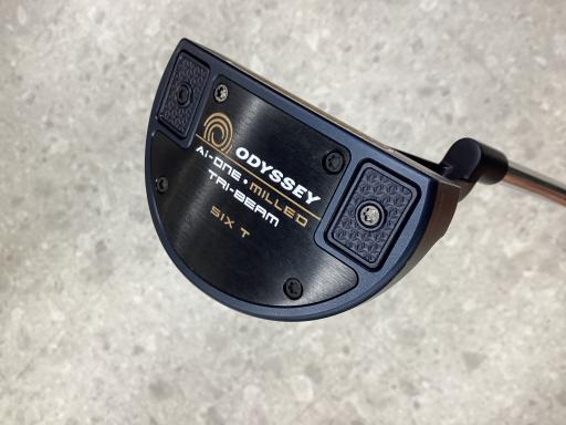 【中古】 オデッセイ Ai-ONE・MILLED TRI-BEAM SIX T 34インチ パター PT STROKE LAB 90 スチール (フレックスその他) メンズ 男性用 右利き 右用 Bランク ゴルフクラブ