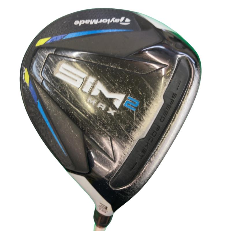 【中古】 テーラーメイド SIM2 MAX 3W フェアウェイウッド FW リシャフト (フレックスその他) メンズ 男性用 右利き 右用 Cランク ゴルフクラブ