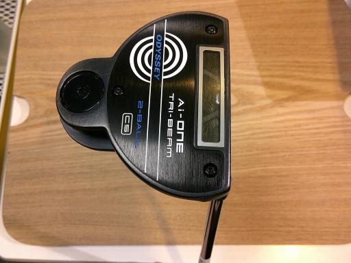 【中古】 オデッセイ Ai-ONE TRI-BEAM 2-BALL CS 34in パター PT STROKE LAB 90 スチール写真 (フレックス余分の物) メンズ 成人男性用 右利き 右用 C位置づける ゴルフ野球クラブ
