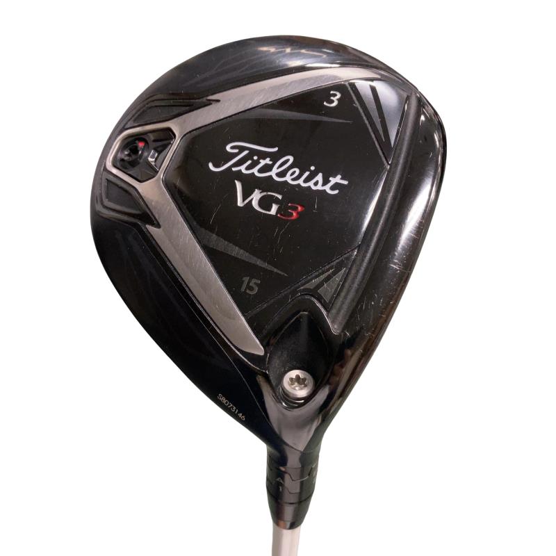 【中古】 タイトリスト Titleist VG3(2018) 3W フェアウェイウッド FW 純正特注シャフト (フレックスX) メンズ 男性用 右利き 右用 Cランク ゴルフクラブ