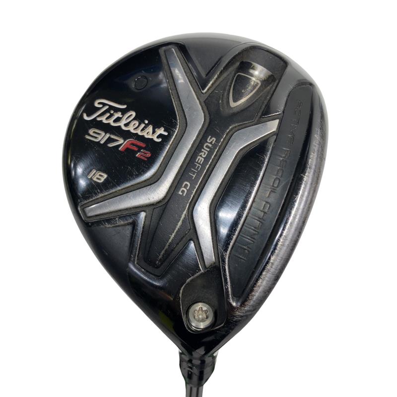 【中古】 タイトリスト 917 F2 18° フェアウェイウッド FW Tour AD TP-7 (フレックスS) メンズ 男性用 右利き 右用 Cランク ゴルフクラブ