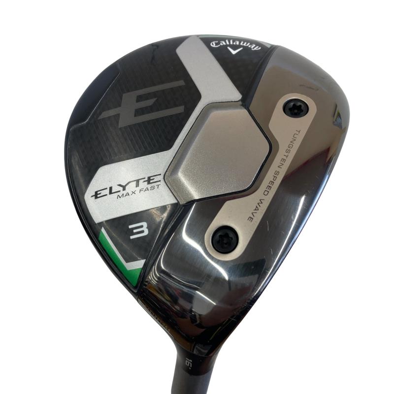 【中古】 キャロウェイ ELYTE MAX FAST 3W フェアウェイウッド FW LIN-Q GREEN 40 for CW(ELYTE FW) (フレックスR) メンズ 成人男性用 右利き 右用 C序列付ける ゴルフ野球クラブ