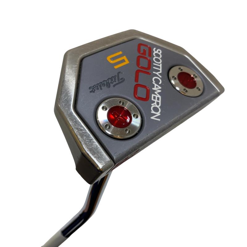 【中古】 タイトリスト SCOTTY CAMERON GoLo 5(2015) 33in パター PT スチール写真 (フレックス余分の物) メンズ 成人男性用 右利き 右用 C序列付ける ゴルフ野球クラブ
