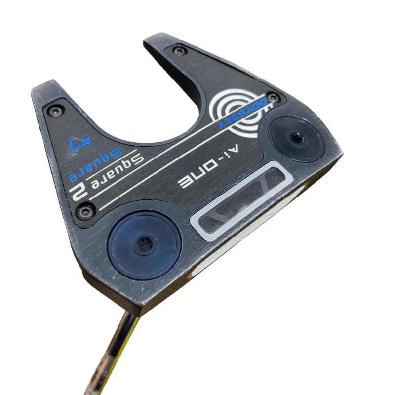 【中古】 オデッセイ Ai-ONE SQUARE 2 SQUARE #7 34in パター PT STROKE LAB 90 スチール写真 (フレックス余分の物) メンズ 成人男性用 右利き 右用 C価値づける ゴルフ野球クラブ