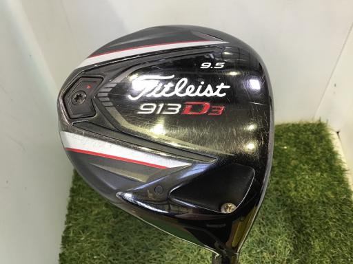 【中古】 タイトリスト 913 D3 9.5° ドライバー DR Diamana B70 (フレックスS) メンズ 男性用 右利き 右用 Cランク ゴルフクラブ