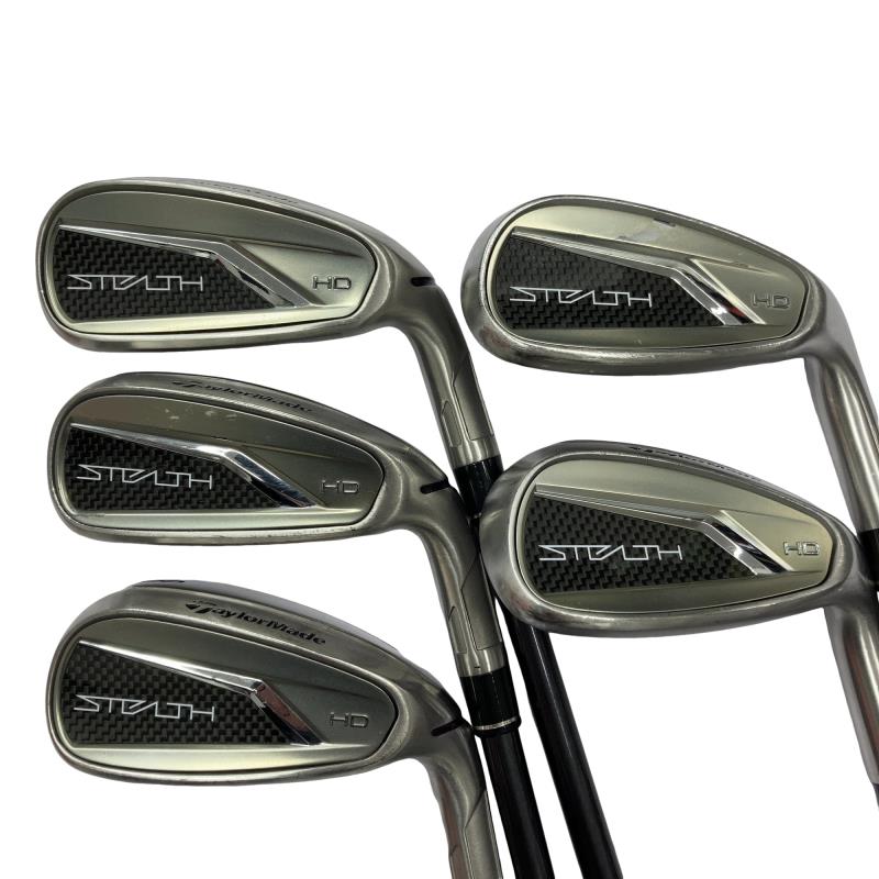 【中古】 テーラーメイド STEALTH HD(2023) 5S アイアンセット IR TENSEI RED TM60(STEALTH IR) (フレックスS) メンズ 男性用 右利き 右用 Cランク ゴルフクラブ