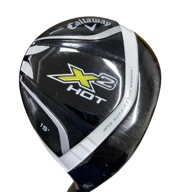 【中古】 キャロウェイ X2 HOT PRO 15° フェアウェイウッド FW X2 HOT(フェアウェイ) (フレックスS) メンズ 男性用 右利き 右用 Cランク ゴルフクラブ