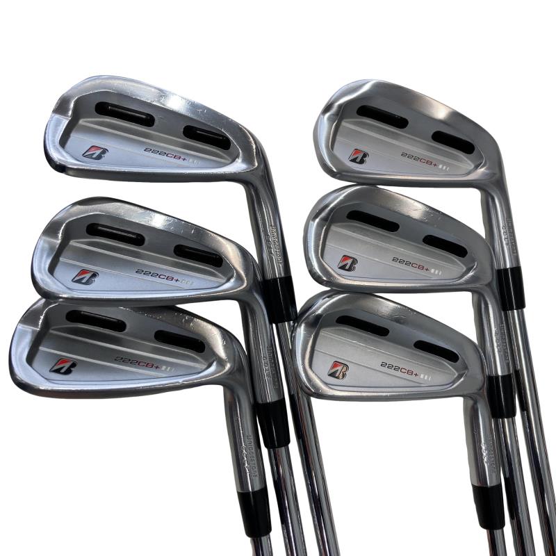 【中古】 ブリヂストン BRIDGESTONE 222CB+ 6S アイアン仕掛ける IR 完全無欠特注立て坑 (フレックスS) メンズ 成人男性用 右利き 右用 C価値づける ゴルフ野球クラブ