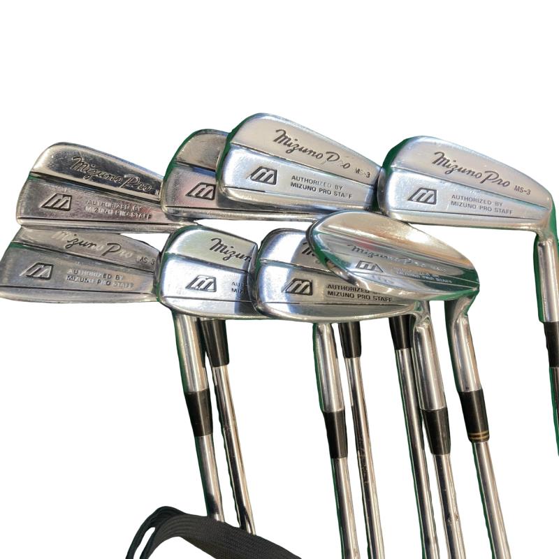 【中古】 ミズノ Mizuno Pro MS-3 9S アイアン書き割り IR スチール写真 (フレックス余分の物) メンズ 成人男性用 右利き 右用 C位置づける ゴルフ野球クラブ