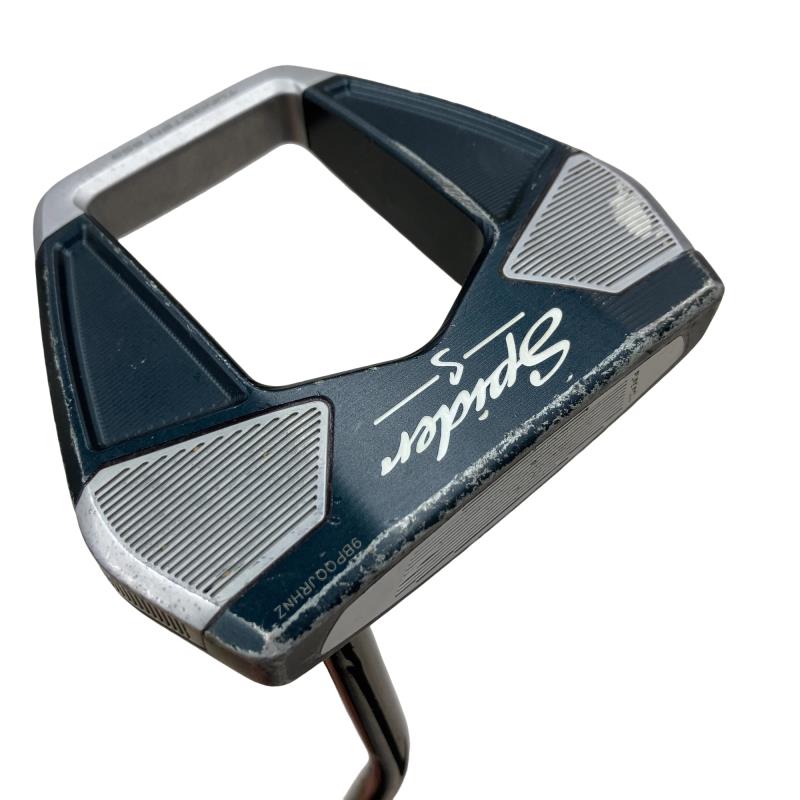 【中古】 テーラーメイド Spider S NAVY 34インチ パター PT スチール(ブラック) (フレックスその他) メンズ 男性用 右利き 右用 Eランク ゴルフクラブ