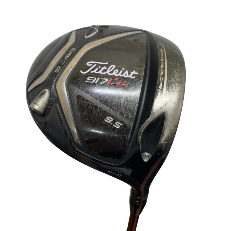 【中古】 タイトリスト 917 D2  9.5° １番ウッド DR リシャフト (フレックス余分の物) メンズ 成人男性用 右利き 右用 C序列付ける ゴルフ野球クラブ