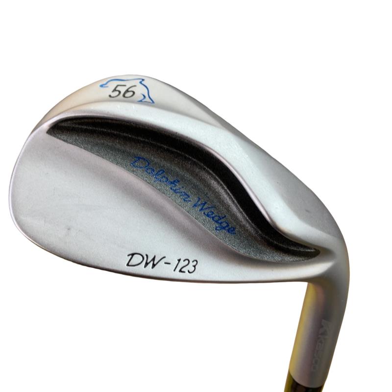 【中古】 キャスコ Dolphin Wedge DW-123 シルバー 56° ウェッジ WG 純正特注シャフト (フレックスS) メンズ 男性用 右利き 右用 Cランク ゴルフクラブ
