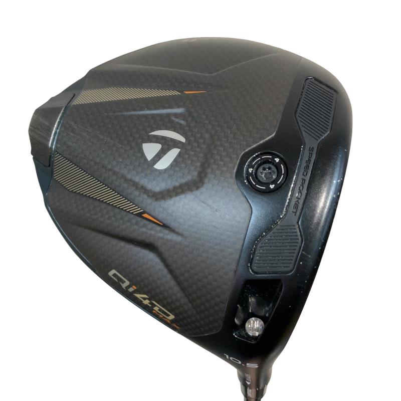 【中古】 テーラーメイド Qi4D MAX 10.5° ドライバー DR REAX MR50(Qi4D DR) (フレックスR) メンズ 男性用 右利き 右用 Cランク ゴルフクラブ