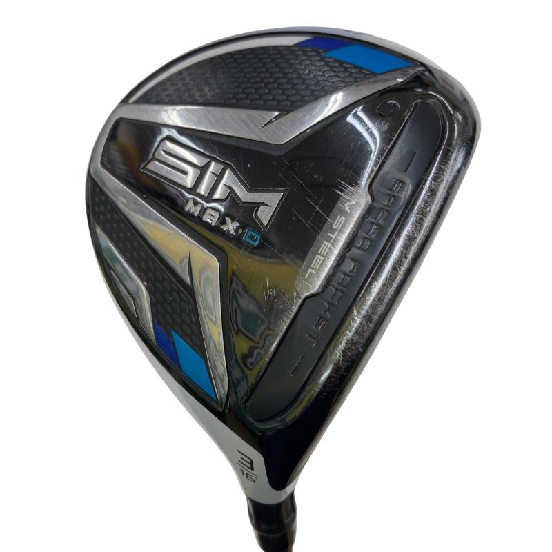 【中古】 テーラーメイド SIM MAX-D 3W フェアウェイウッド FW リシャフト (フレックスその他) メンズ 男性用 右利き 右用 Cランク ゴルフクラブ