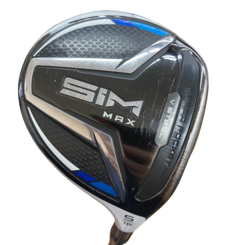【中古】 テーラーメイド SIM MAX 5W フェアウェイウッド FW TENSEI BLUE TM50(FW) (フレックスSR) メンズ 男性用 右利き 右用 Cランク ゴルフクラブ 14,561円