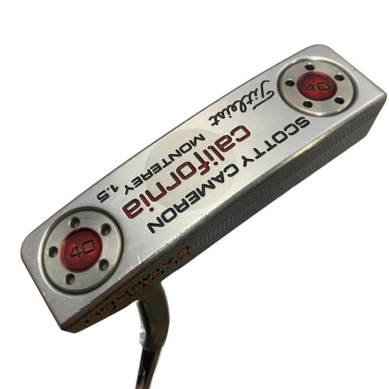 【中古】 タイトリスト SCOTTY CAMERON California MONTEREY 1.5(2012) 33in パター PT スチール写真 (フレックス余分の物) メンズ 成人男性用 右利き 右用 C価値づける ゴルフ野球クラブ
