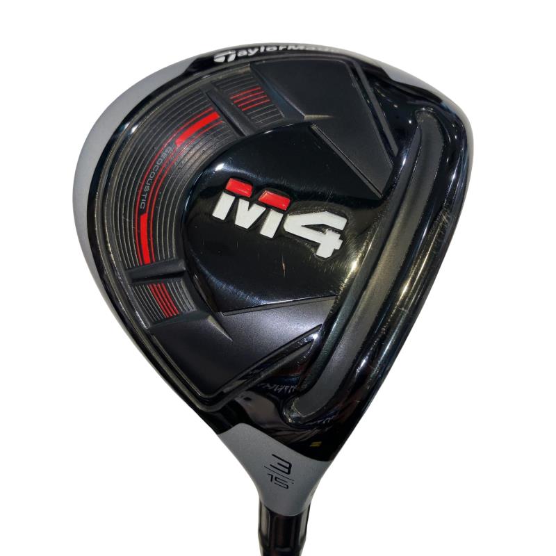 【中古】 テーラーメイド M4(2021) 3W フェアウェイウッド FW Fujikura ATMOS Red 6 (フレックスS) メンズ 男性用 右利き 右用 Cランク ゴルフクラブ
