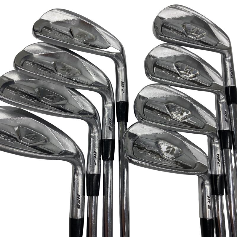 【中古】 ブリヂストン TOUR B JGR HF2 8S アイアンセット IR 純正特注シャフト (フレックスS) メンズ 男性用 右利き 右用 Cランク ゴルフクラブ