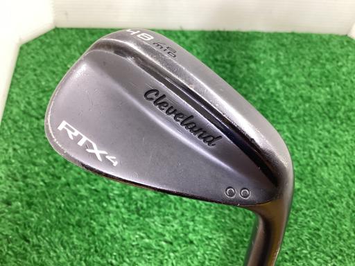 【中古】 クリーブランド Cleveland RTX-4 ブラックサテン 48°/08° MID ウェッジ WG NS PRO MODUS3 TOUR120 (フレックスS) メンズ 男性用 右利き 右用 Cランク ゴルフクラブ