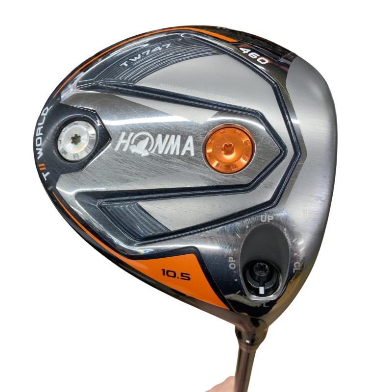 【中古】 本間ゴルフ TOUR WORLD TW747 460 10.5° ドライバー DR VIZARD for 747 50(ドライバー) (フレックスSR) メンズ 男性用 右利き 右用 Cランク ゴルフクラブ