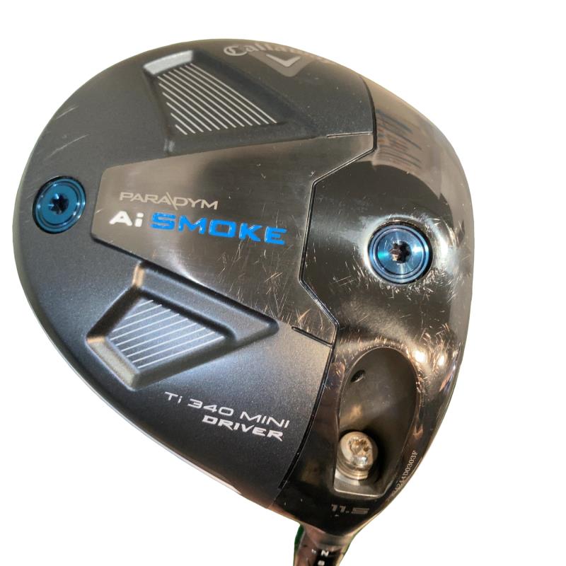 【中古】 キャロウェイ PARADYM Ai SMOKE Ti 340 MINI 11.5° ドライバー DR 純正特注シャフト (フレックスSR) メンズ 男性用 右利き 右用 Cランク ゴルフクラブ