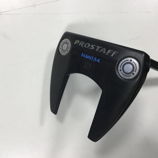 【中古】 ウィルソン PROSTAFF NM034 34インチ パター PT スチール (フレックスその他) メンズ 男性用 右利き 右用 Bランク ゴルフクラブ