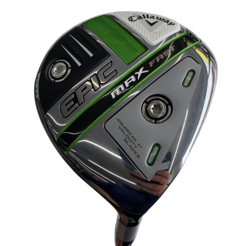 【中古】 キャロウェイ EPIC MAX FAST 5W フェアウェイウッド FW Speeder EVOLUTION for CW 40(2021 EPIC FW) (フレックスS) メンズ 男性用 右利き 右用 Cランク ゴルフクラブ