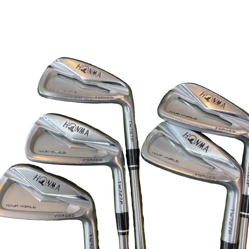 【中古】 本間ゴルフ TOUR WORLD TW727P FORGED  6S アイアン仕掛ける IR VIZARD IB85 (フレックスS) メンズ 成人男性用 右利き 右用 C価値づける ゴルフ野球クラブ