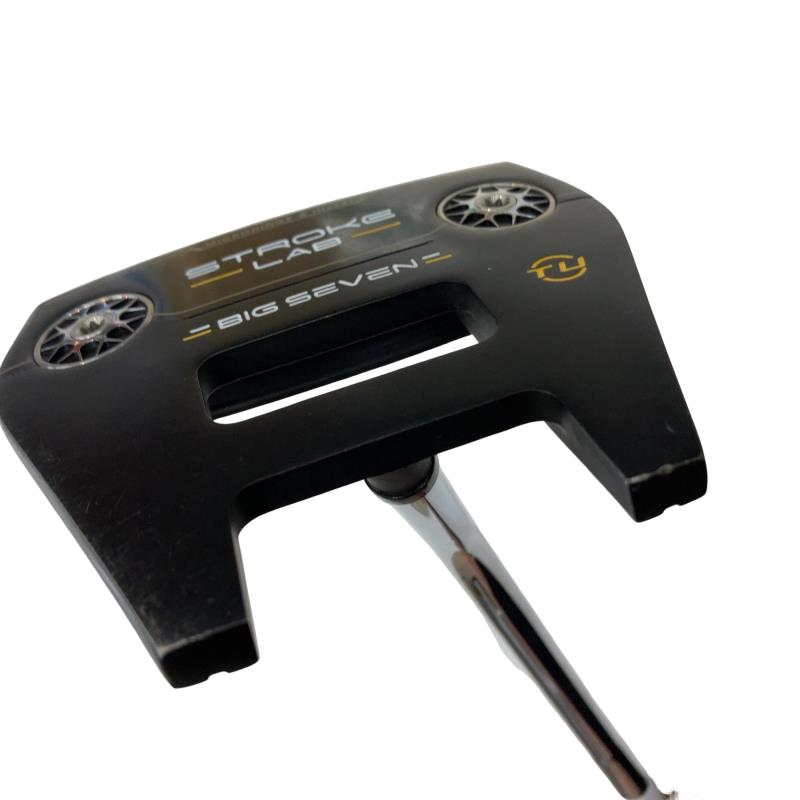 【中古】 オデッセイ STROKE LAB BLACK BIG SEVEN TU 34in パター PT STROKE LAB BLACK (フレックス余分の物) メンズ 成人男性用 右利き 右用 C位置づける ゴルフ野球クラブ