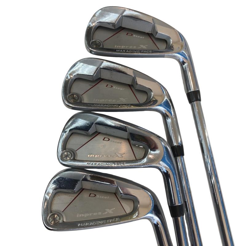 【中古】 ヤマハ inpres X D STEEL  8S アイアン書き割り IR NS PRO 950GH (フレックスS) メンズ 成人男性用 右利き 右用 C位置づける ゴルフ野球クラブ