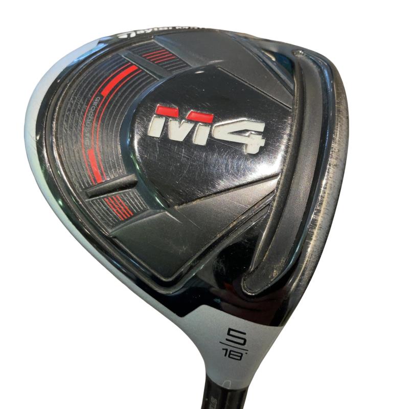 【中古】 テーラーメイド M4(2021) 5W フェアウェイウッド FW Fujikura ATMOS Red 5 (フレックスR) メンズ 男性用 右利き 右用 Cランク ゴルフクラブ