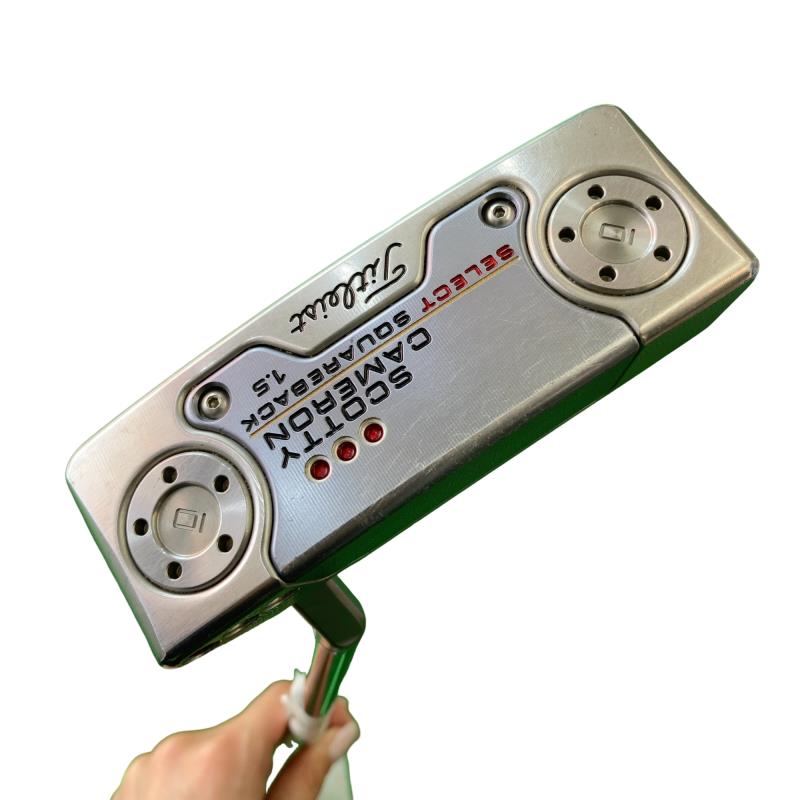 【中古】 タイトリスト SCOTTY CAMERON select SQUAREBACK 1.5(2018) 34in パター PT スチール写真 (フレックス余分の物) メンズ 成人男性用 右利き 右用 C位置づける ゴルフ野球クラブ