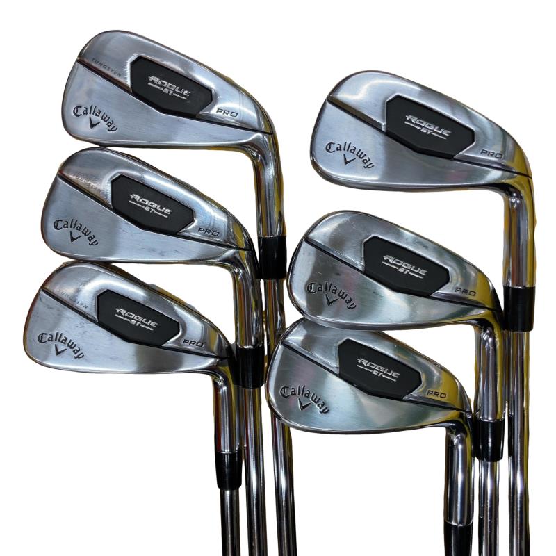 【中古】 キャロウェイ ROGUE ST PRO 6S アイアン書き割り IR Dynamic Gold 105 (フレックスS) メンズ 成人男性用 右利き 右用 C序列付ける ゴルフ野球クラブ