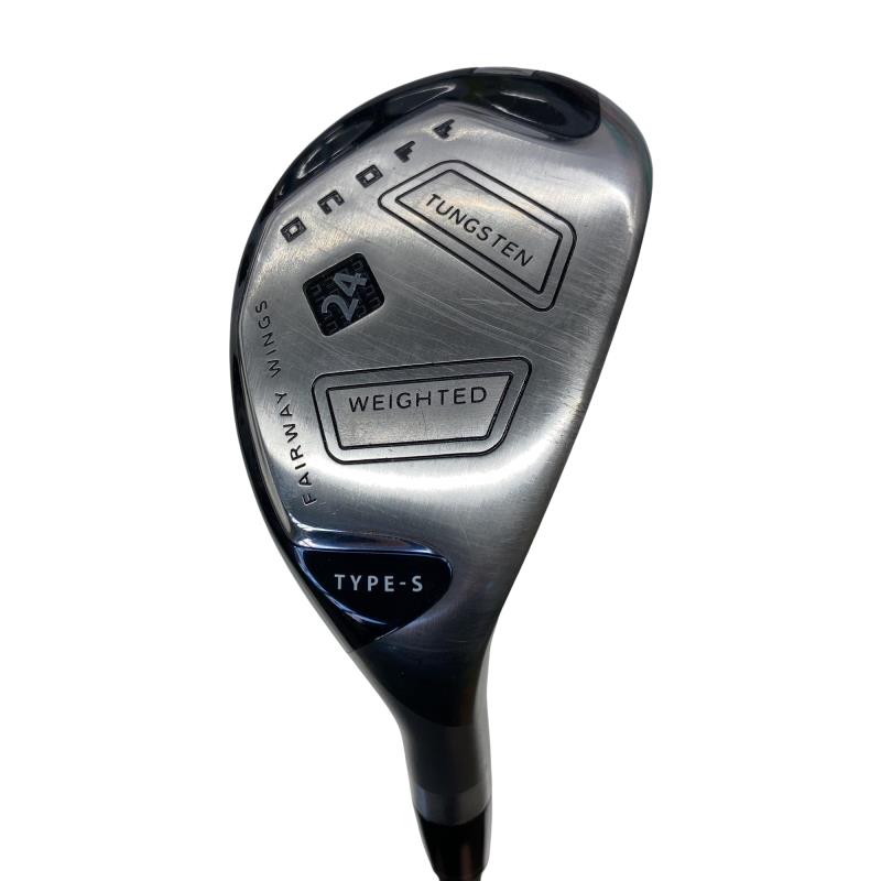 【中古】 ダイワ(グローブライド) ONOFF FAIRWAY WINGS(2012) TYPE-S 24° ユーティリティ UT 純正特注シャフト (フレックスR) メンズ 男性用 右利き 右用 Cランク ゴルフクラブ