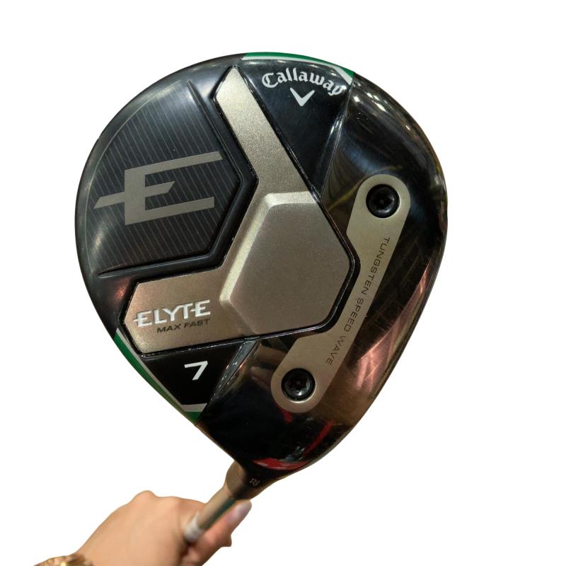 【中古】 キャロウェイ ELYTE MAX FAST 7W レディース フェアウェイウッド FW LIN-Q GREEN 40 for CW(ELYTE FW) (フレックスL) レディース お上さん用 右利き 右用 C価値づける ゴルフ野球クラブ