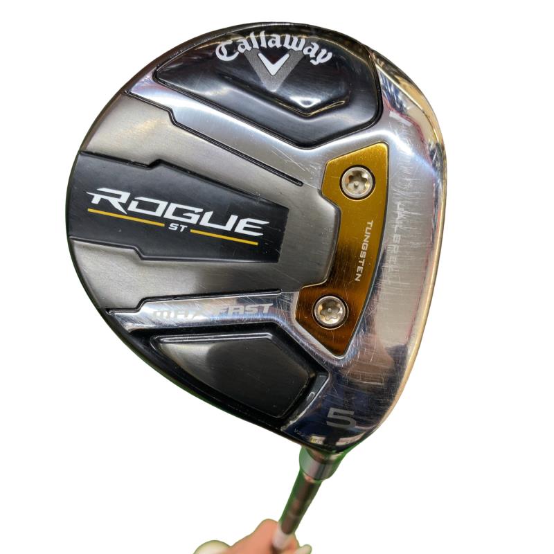 【中古】 キャロウェイ ROGUE ST MAX FAST 5W フェアウェイウッド FW リシャフト (フレックスその他) メンズ 男性用 右利き 右用 Cランク ゴルフクラブ