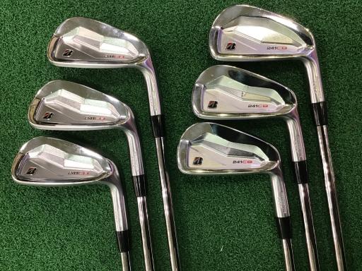 【中古】 ブリヂストン BRIDGESTONE 241CB 6S アイアンセット IR 純正特注シャフト (フレックスS) メンズ 男性用 右利き 右用 Cランク ゴルフクラブ
