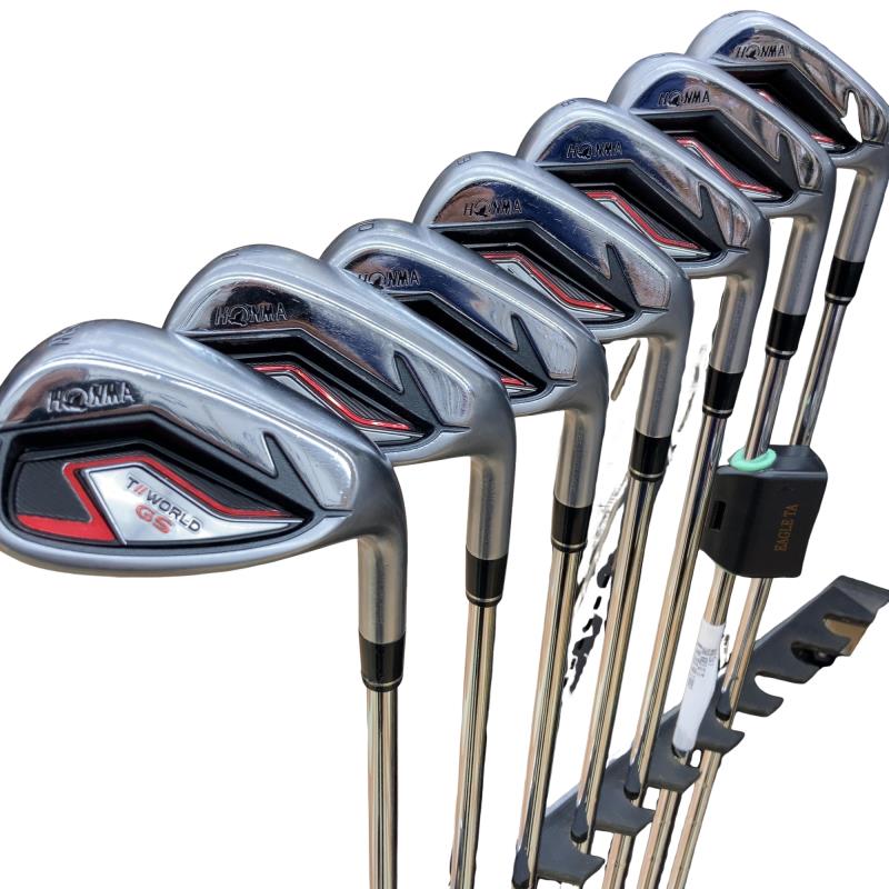 【中古】 本間ゴルフ TOUR WORLD GS 7S アイアン仕掛ける IR NS PRO ZELOS FOR T//WORLD (フレックスS) メンズ 成人男性用 右利き 右用 C序列付ける ゴルフ野球クラブ