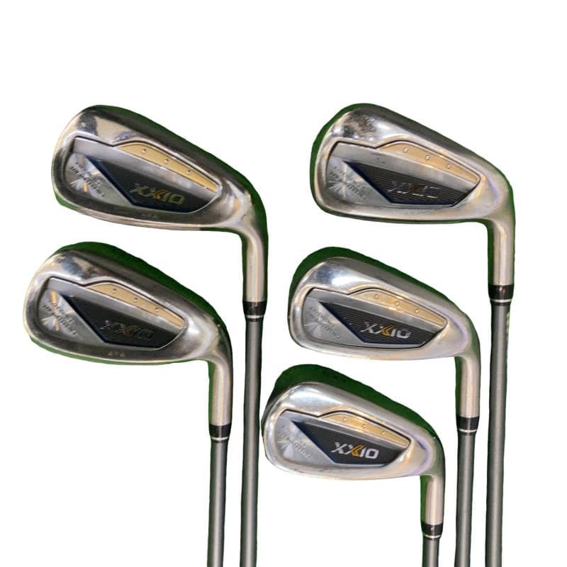 【中古】 ダンロップ XXIO(2024) 5S アイアンセット IR 純正特注シャフト (フレックスS) メンズ 男性用 右利き 右用 Cランク ゴルフクラブ