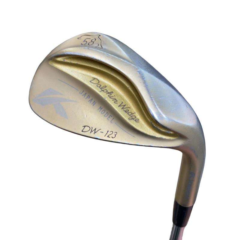 【中古】 キャスコ Dolphin Wedge DW-123 Gold 58° ウェッジ WG Dynamic Gold 95 (フレックスS) メンズ 成人男性用 右利き 右用 C位置づける ゴルフ野球クラブ