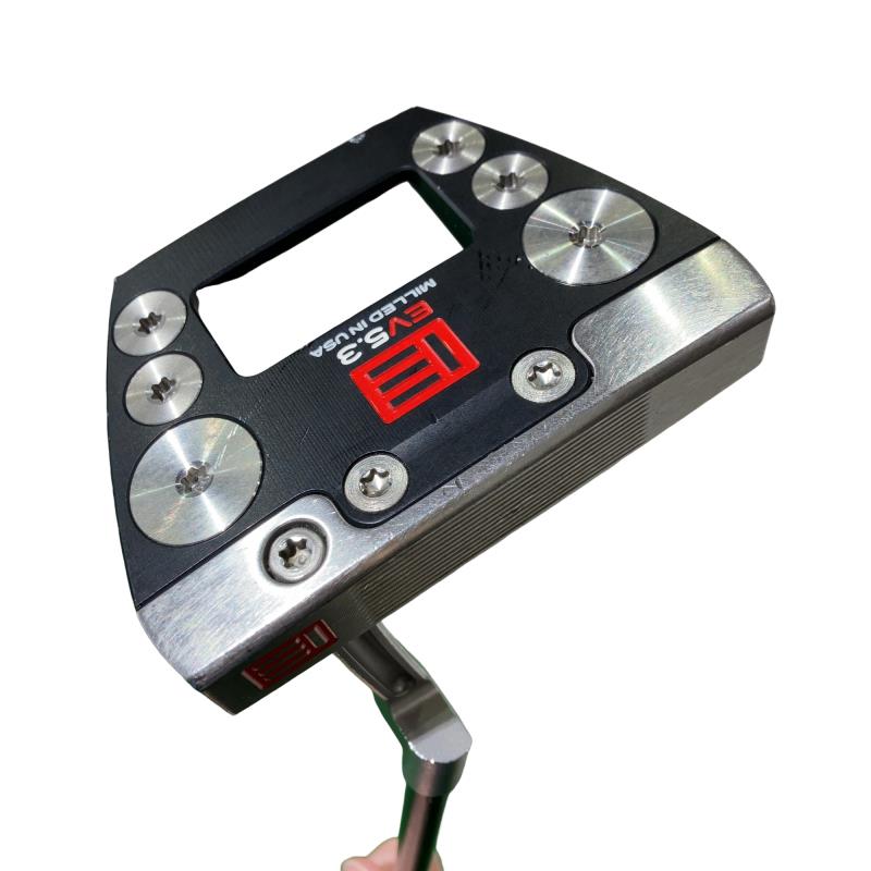 【中古】 EVNROLL EVNROLL EV5.3 Duo(ミッドスラント) 35インチ(TOURTAC黒/白) パター PT スチール (フレックスその他) メンズ 男性用 右利き 右用 Cランク ゴルフクラブ