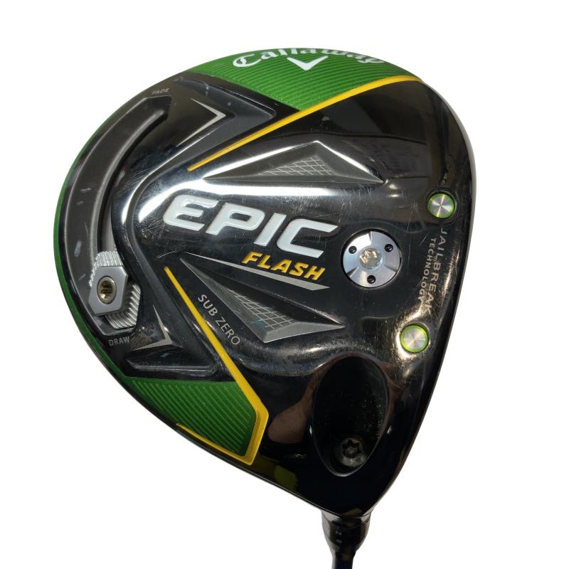 【中古】 キャロウェイ EPIC FLASH SUBZERO  9° １番ウッド DR Speeder 661 EVOLUTION V (フレックスS) メンズ 成人男性用 右利き 右用 C序列付ける ゴルフ野球クラブ