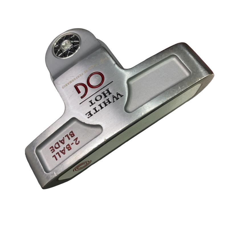 【中古】 オデッセイ WHITE HOT OG 2-BALL BLADE TOUR LINED 34in パター PT スチール写真 (フレックス余分の物) メンズ 成人男性用 右利き 右用 C位置づける ゴルフ野球クラブ