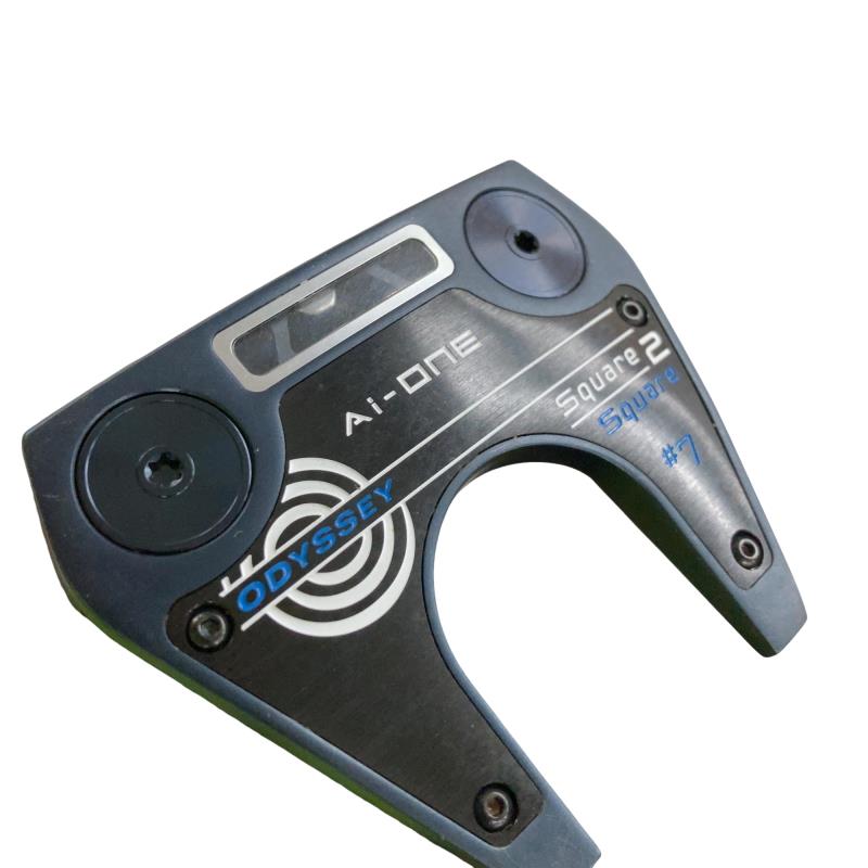 【中古】 オデッセイ Ai-ONE SQUARE 2 SQUARE #7 34インチ パター PT STROKE LAB 90 スチール (フレックスその他) メンズ 男性用 右利き 右用 Cランク ゴルフクラブ