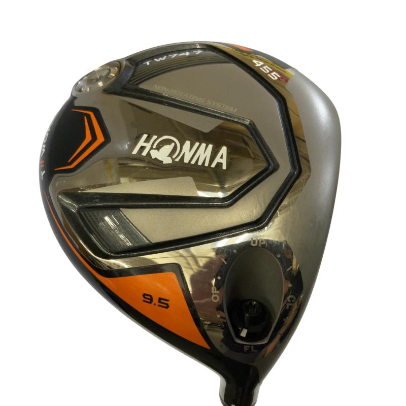 【中古】 本間ゴルフ TOUR WORLD TW747 455  9.5° １番ウッド DR VIZARD FD-6 (フレックスS) メンズ 成人男性用 右利き 右用 C序列付ける ゴルフ野球クラブ