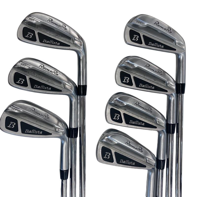 【中古】 RomaRo Ballista 501 7S アイアンセット IR 純正特注シャフト (フレックスS) メンズ 男性用 右利き 右用 Cランク ゴルフクラブ|ゴルフパートナー 中古クラブ店